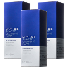 MISSHA 男士修護 刮鬍潔面乳 - 三重積雪草 Selastin Dermatologically Tested, 150ml, 3條