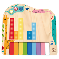 Hape 動態像素鋼琴, 1-6歲以上適用, 1個, 33.5 x 4.5 x 24cm
