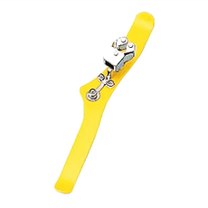 フセ企画 萬能助握器 左手用 E0027, 1支, 黃色