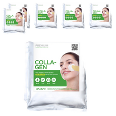 LINDSAY 膠原蛋白 袋裝軟膜粉, 滋潤肌膚 打造彈力肌, 1入, 6包