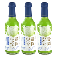 木村飲料 靜岡麝香哈密瓜風味汽水, 240ml, 3瓶