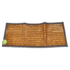 Mexsmon 美思夢 窄邊碳化麻將竹坐墊 雙人, 棕色