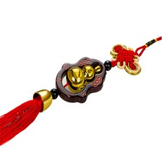 馥瑰馨盛 一本萬利中國結葫蘆吊飾, 2個, 紅