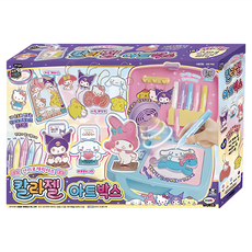 MIMI WORLD SANRIO 璀璨膠畫套裝 8歲以上適用 韓國製造, 豪華創作箱, 1盒