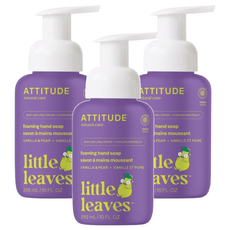 ATTITUDE 艾特優 兒童泡沫洗手乳 香草&梨 295mL, 3瓶