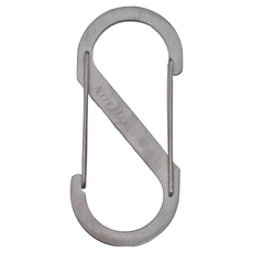 NITE IZE S-Biner S 型雙面扣環 長10cm, 不鏽鋼銀, 1個