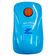 PERIHA 貝立海 靜音雙孔微調打氣馬達 E-PMA2000 超靜音 可微調氣量, 16.5 x 9 x 9.5cm, 1個