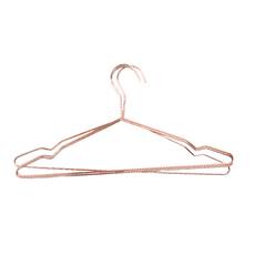 Craftsman In Storage 收納職人 北歐輕奢無痕防滑衣架 42cm*21cm 鐵製, 玫瑰金, 5個