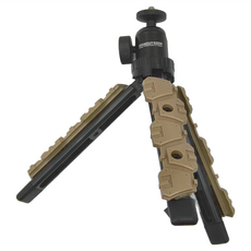 ADAMOUTDOOR 風格戰術三腳架雲台套組, 可調整式四段高度, 輕量方便攜帶, ADTP-STAND01, 1組