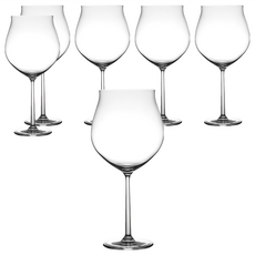 Lucaris 上海系列無鉛水晶勃根地紅酒杯 雷射切割, 665ml, 6個