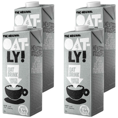 OATLY 咖啡師燕麥奶 100% 全素, 1L, 4瓶