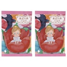 KOKUBO 童話森林入浴劑 拇指姑娘 幸福花香味 粉紅熱湯色 含蜂王漿提取物 虎耳草提取物 牡丹提取物 葛根提取物, 50g, 2包