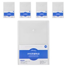 ECO Chungwoon 按扣直式文件袋 A4 透明 10入