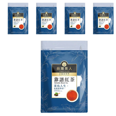 台灣茶人 正能量系列 靠譜紅茶, 新鮮原片茶葉切碎製成, 25入, 2g, 5袋