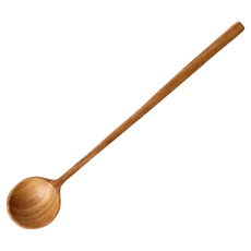 Nachure Cutlery 天然木長柄果醬匙 攪拌匙 17x2.8cm, 1支