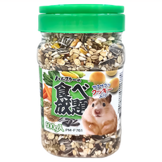 PetBest 倉鼠主食餐 600g｜極上食の放題｜多種穀物種籽｜均衡營養, 1罐