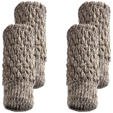 小麥購物 加厚針織椅腳套 15g Y778 4個, 卡其色, 5組