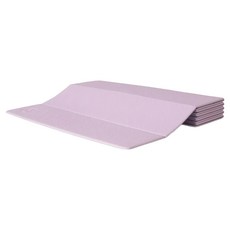 USHaS 瑜癒 TravelLite 輕量攜帶型摺疊瑜珈墊, TPE無毒環保材質, 61 x 180cm, 莓果粉紫, 1個