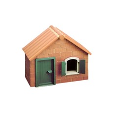 teifoc DIY益智磚塊建築玩具, 德國製造 原裝進口, 培養兒童創造力, 鄉村農舍, TEI51, 1組