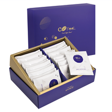 COFeeL 凱飛 鮮烘豆禮盒 耶加雪菲+黃金曼特寧單品, 10g, 1盒, Ground