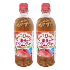 BOSS 綜合水果茶, 600ml, 2瓶