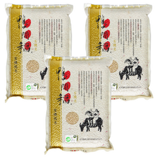 鴨間稻 有機糙米 純淨有機品質, 3包, 3kg
