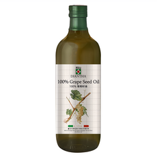 Diantha 第一山 100% 葡萄籽油 含維生素E 義大利原裝進口, 1L, 1瓶