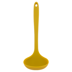 Kitchen Factory矽膠湯勺, 黃色, 1支, 21 x 7cm
