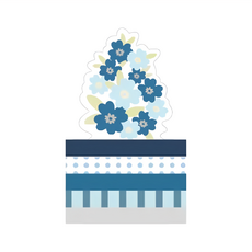 CARD LOVER 信的戀人 slim 套裝紙膠帶 5mm x 3m, 星河, 2個