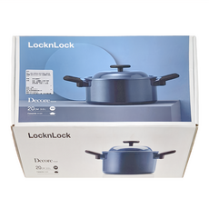 LocknLock 樂扣樂扣 DECORE 湯鍋 LDE1202IH, 20cm, 藍色, 1個