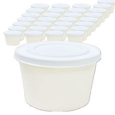 CLEAN 克林 環保無塑圓形餐盒 850cc 14cm直徑, 50個, 1袋