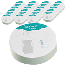 喜悠力 出國便攜式耐用親膚一次性壓縮毛巾 70*140cm, 24個, 1入