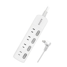 Kinyo 4開4插2PIN延長線, 1.8m, 1個