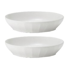 廣州窯 MiGak Series 瓷盤套裝 白色, 2個