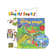 JYBooks Sing It Say It! 包含動物布吉CD套裝, Barefoot Books