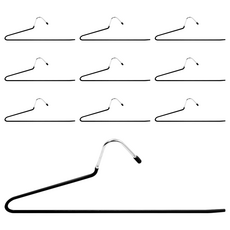 Joeun Living 防滑褲衣架, 黑色, 10個