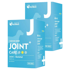 PetWell 沛威 高效能寵物保健品 2g, 30包, 顧關節, 2盒