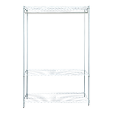 dayneeds 日需百備 荷重型單桿衣櫥 3層, 白色