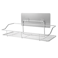 不鏽鋼浴室置物架，廚房/浴室/衛生間適用, 30 x 12cm, 銀色, 1個
