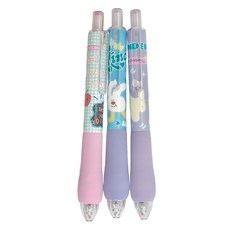 甜蜜國度 中性筆, 0.5mm, 6支/盒, 3支, 混合顏色