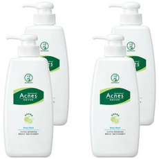 MENTHOLATUM 曼秀雷敦 Acnes 抗痘沐浴乳，600ml, 4瓶