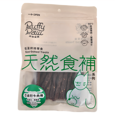Puffy Paw 派特芙德 天然食補系列 低溫烘焙零食 犬貓用, 亞麻籽牛肉, 70g, 1包