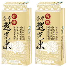 樂米穀場 有機台灣越光米, 1000g, 2包, CNS一等