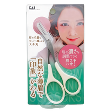 KAI 貝印 金屬排梳眉毛剪, KQ-3155, 1支