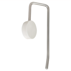 SHIMOYAMA 日系簡約風無痕壁掛式擦手巾架, 1個, 銀色