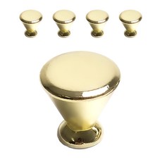 Sonjabisesang 旋律金色單孔家具把手, 金色, 5個