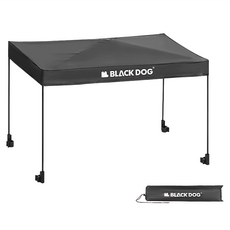 BLACK DOG 黑狗 手推車頂棚 附收納袋, 黑色