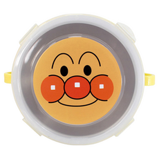 ANPANMAN 麵包超人 雙耳隔熱餐碗, 1入, 黃