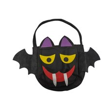 萬聖派對變裝 黑吸血蝙蝠超Q糖果袋, 1組, 單一尺寸, 黑