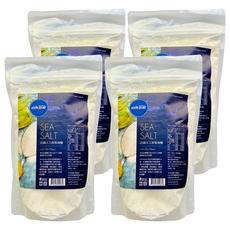 自然思維 法國人工收集海鹽 天然無添加, 1kg, 4包